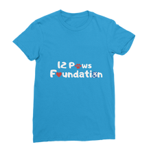 Load image into Gallery viewer, (White Lettering) 12 Paws Foundation Classic Women&#39;s T-Shirt
