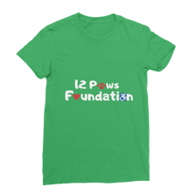 Load image into Gallery viewer, (White Lettering) 12 Paws Foundation Classic Women&#39;s T-Shirt