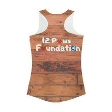 Load image into Gallery viewer, Knock on Wood 12 Paws Pattern Women Performance Tank Top