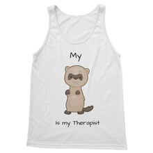 Load image into Gallery viewer, My Ferret is My Therapist (Black) Classic Women&#39;s Tank Top