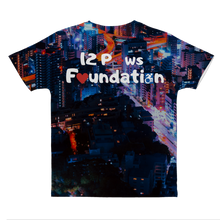 Load image into Gallery viewer, 12 Paws Night Lights Pattern Classic Sublimation Adult T-Shirt