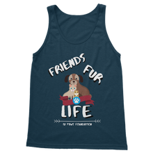 Load image into Gallery viewer, (White Lettering) Friends Fur Life Classic Women&#39;s Tank Top