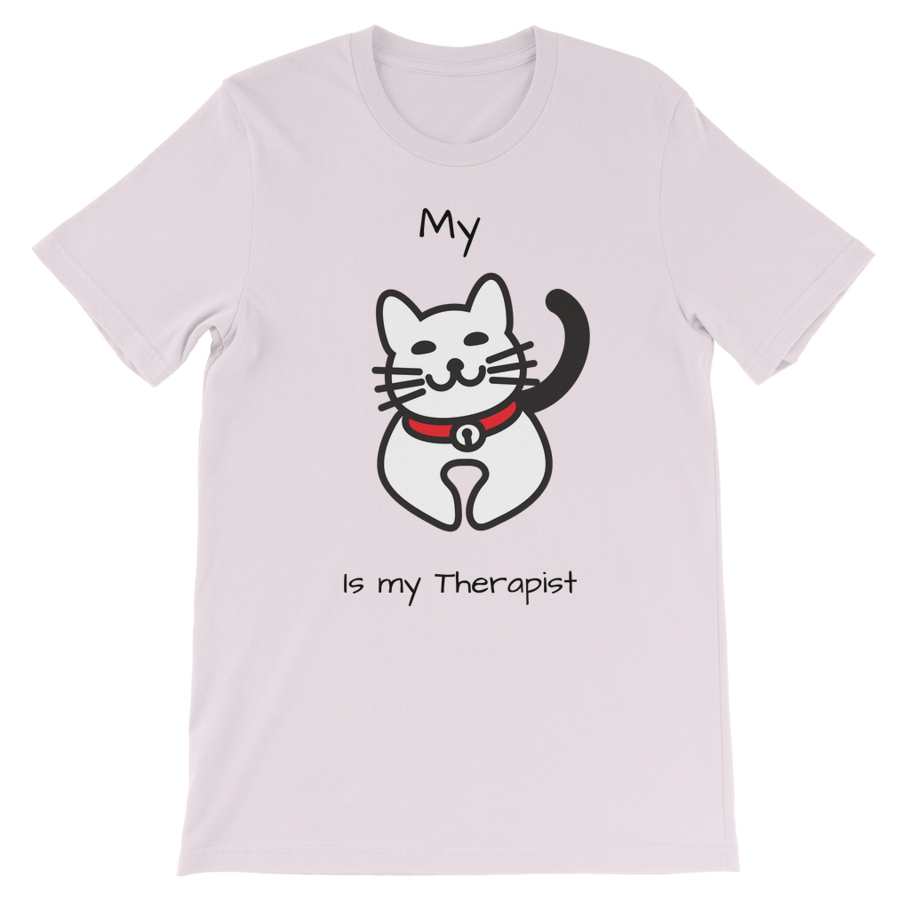 (Black) My Cat is My Therapist Classic Kids T-Shirt