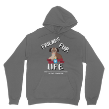 Load image into Gallery viewer, (White Lettering) Friends Fur Life Classic Adult Hoodie