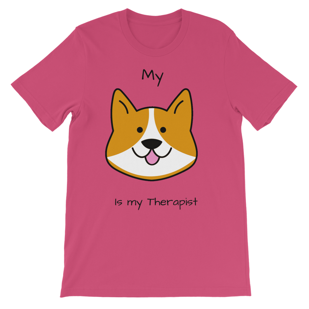 (Black) My Dog is my Therapist Classic Kids T-Shirt