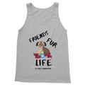 (Black Lettering) Friends Fur Life Classic Women's Tank Top