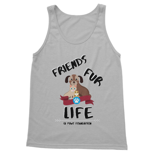 (Black Lettering) Friends Fur Life Classic Women's Tank Top