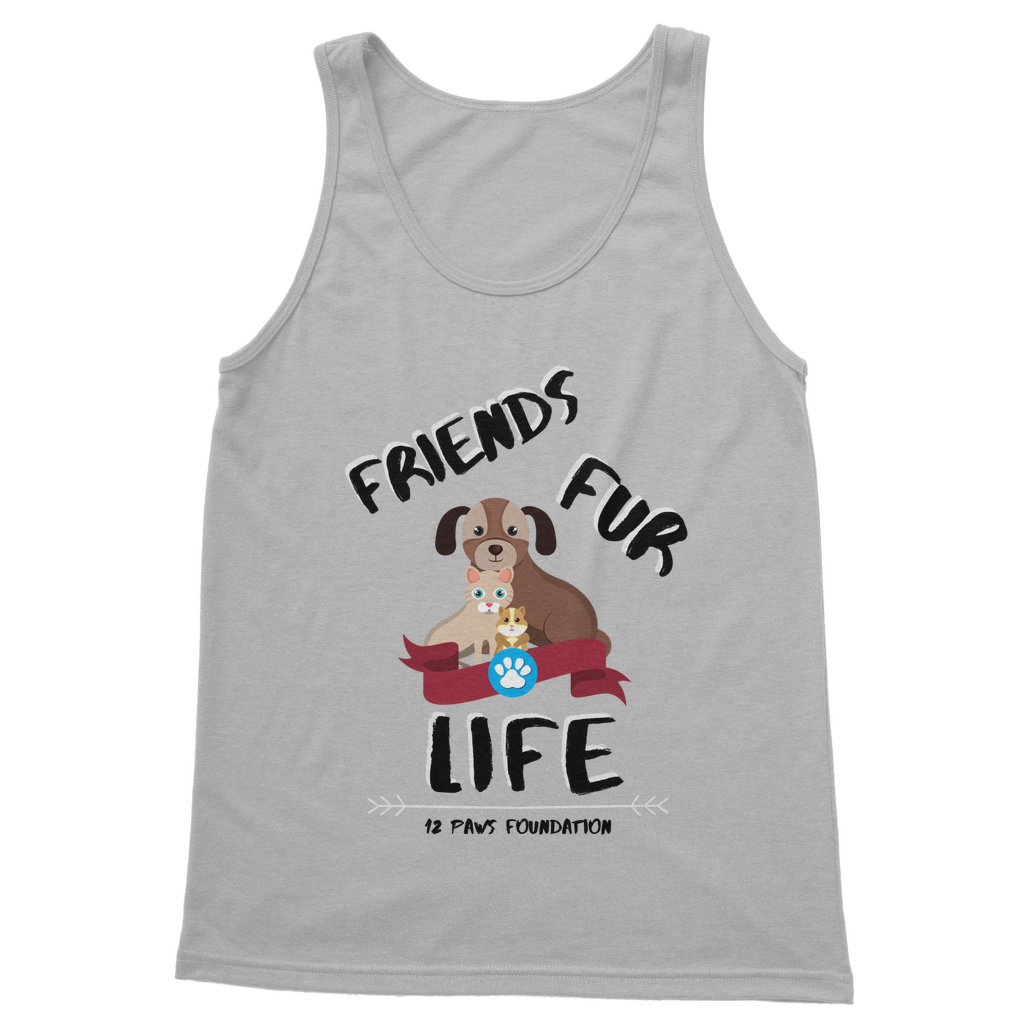 (Black Lettering) Friends Fur Life Classic Women's Tank Top