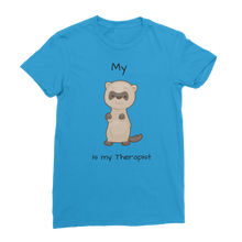 Load image into Gallery viewer, My Ferret is My Therapist (Black) Classic Women&#39;s T-Shirt
