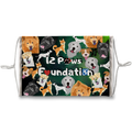 12 Paws Pattern Mask (Green) Sublimation Face Mask