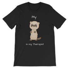 Load image into Gallery viewer, My Ferret is My Therapist (White) Classic Kids T-Shirt