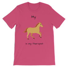 Load image into Gallery viewer, My Horse is My Therapist (Black) Classic Kids T-Shirt