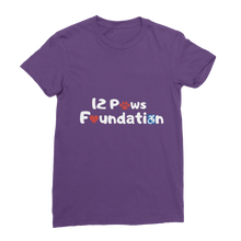 Load image into Gallery viewer, (White Lettering) 12 Paws Foundation Classic Women&#39;s T-Shirt