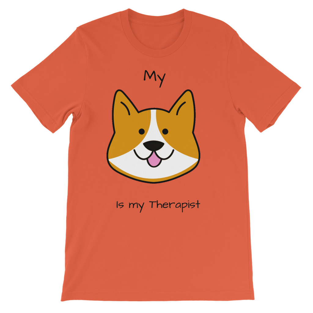 (Black) My Dog is my Therapist Classic Kids T-Shirt