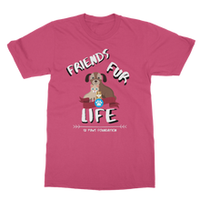 Load image into Gallery viewer, (White Lettering) Friends Fur Life Classic Adult T-Shirt