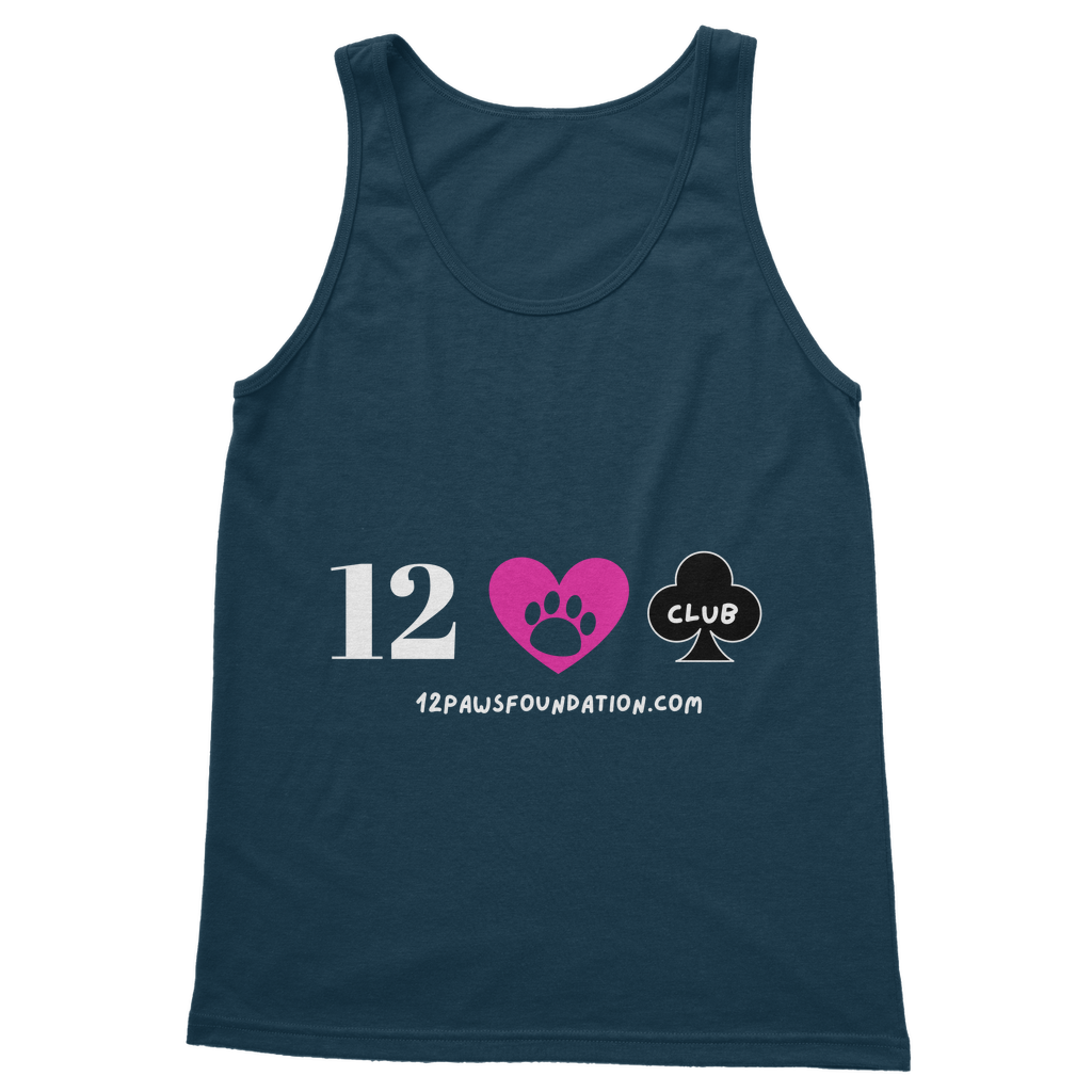 12 Paws Club (White Lettering) Classic Women's Tank Top