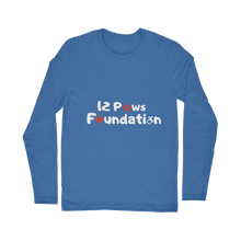 Load image into Gallery viewer, (White Lettering) 12 Paws Foundation Classic Long Sleeve T-Shirt