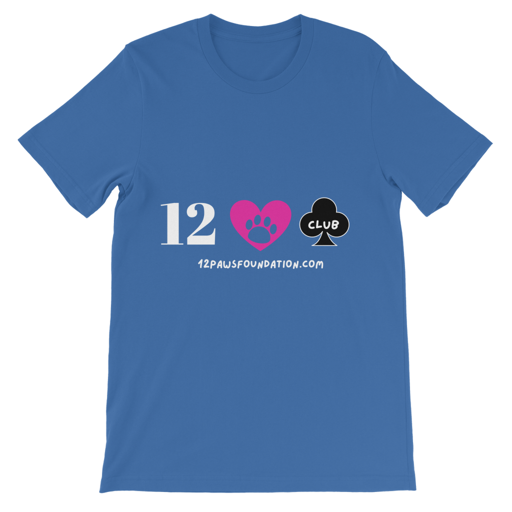 12 Paws Club (White Lettering) Classic Kids T-Shirt