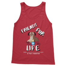 Load image into Gallery viewer, (White Lettering) Friends Fur Life Classic Women&#39;s Tank Top