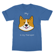 Load image into Gallery viewer, My Dog is My Therapist (White) Classic Adult T-Shirt