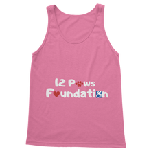 Load image into Gallery viewer, (White Lettering) 12 Paws Foundation Classic Women&#39;s Tank Top