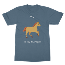 Load image into Gallery viewer, My Horse is My Therapist (White) Classic Adult T-Shirt