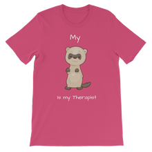 Load image into Gallery viewer, My Ferret is My Therapist (White) Classic Kids T-Shirt