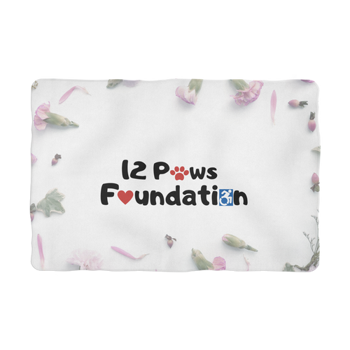 12 Paws Flower Shower Sublimation Pet Blanket