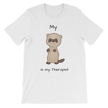 Load image into Gallery viewer, My Ferret is My Therapist (Black) Classic Kids T-Shirt