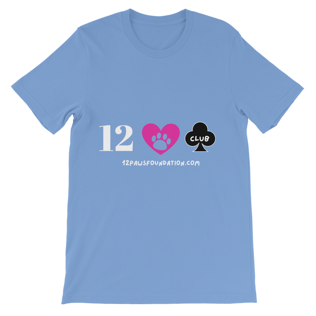 12 Paws Club (White Lettering) Classic Kids T-Shirt