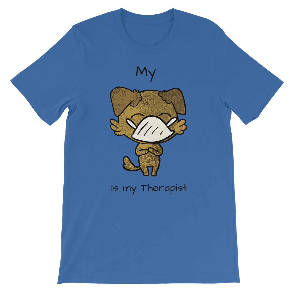(Black) My ?? is My Therapist Classic Kids T-Shirt