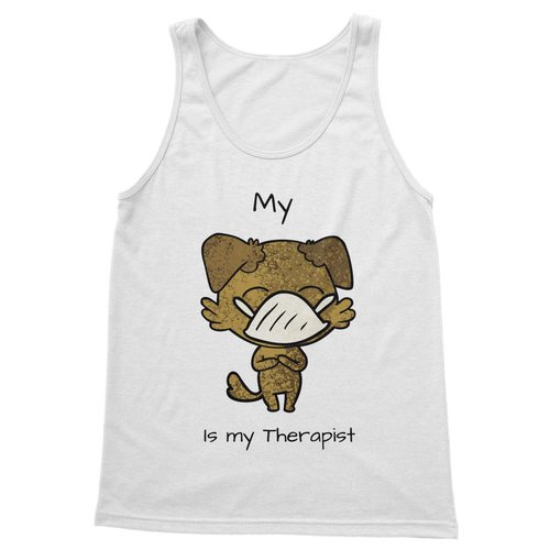 (Black) My ?? is My Therapist Classic Women's Tank Top
