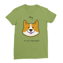 Load image into Gallery viewer, (Black) My Dog is my Therapist Classic Women&#39;s T-Shirt