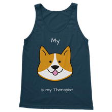Load image into Gallery viewer, My Dog is My Therapist (White) Classic Women&#39;s Tank Top