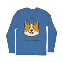 Load image into Gallery viewer, (Black) My Dog is my Therapist Classic Long Sleeve T-Shirt