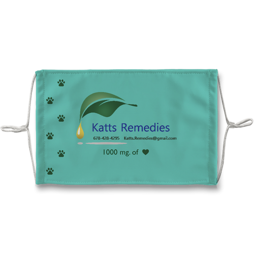 Katts Remedies Sublimation Face Mask + 10 Replacement Filters