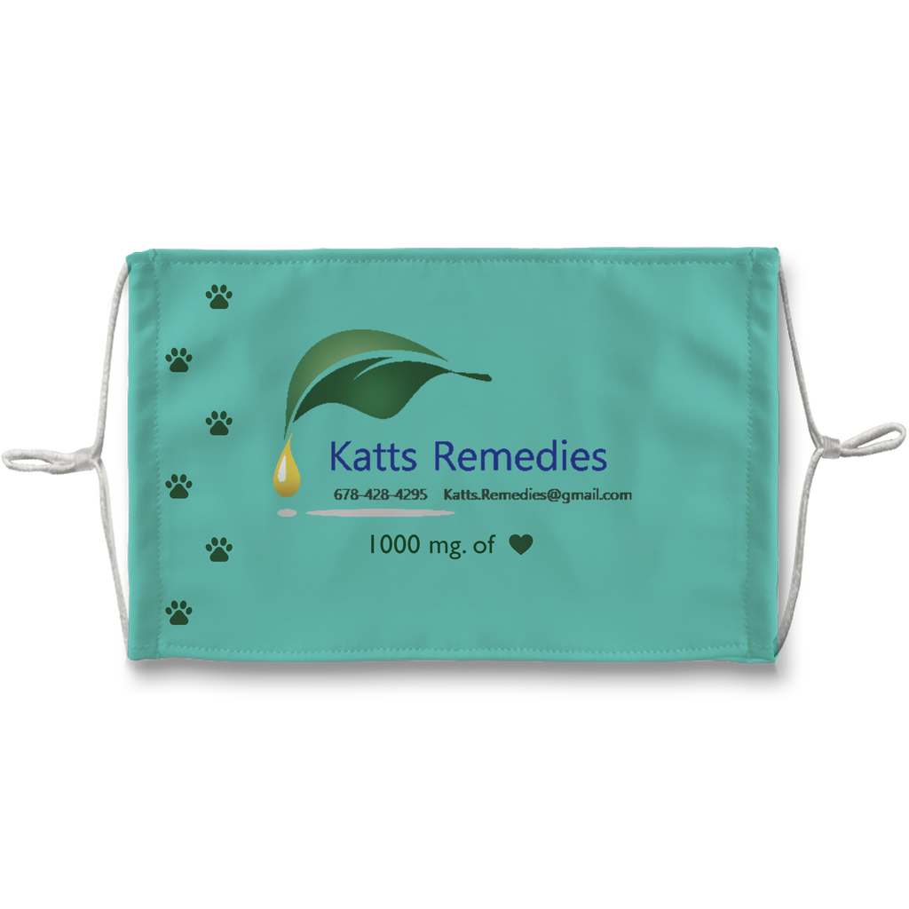 Katts Remedies Sublimation Face Mask + 10 Replacement Filters