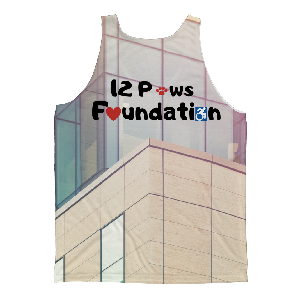 12 Paws Corporate Classic Sublimation Adult Tank Top