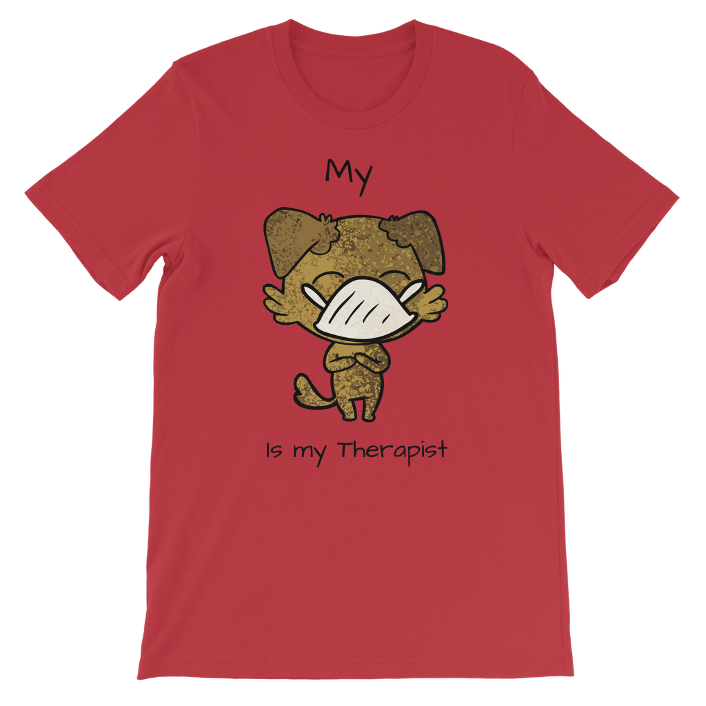 (Black) My ?? is My Therapist Classic Kids T-Shirt