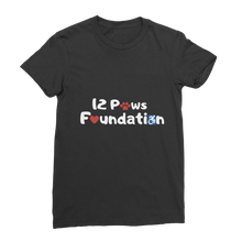 Load image into Gallery viewer, (White Lettering) 12 Paws Foundation Classic Women&#39;s T-Shirt