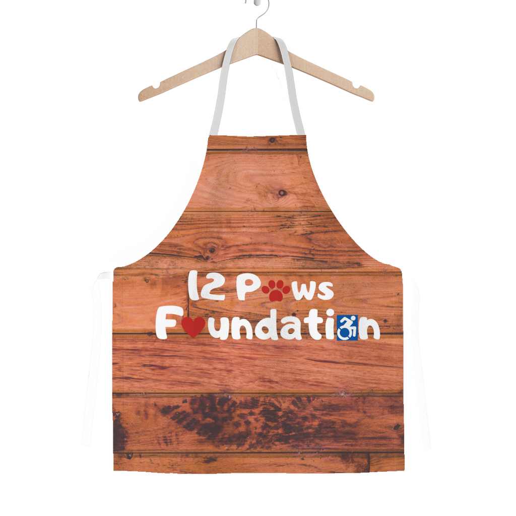 Knock on Wood 12 Paws Pattern Classic Sublimation Adult Apron