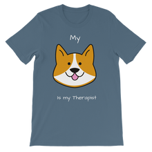 Load image into Gallery viewer, My Dog is My Therapist (White) Classic Kids T-Shirt