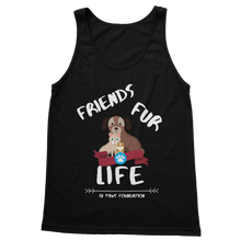 Load image into Gallery viewer, (White Lettering) Friends Fur Life Classic Women&#39;s Tank Top