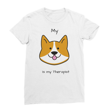 Load image into Gallery viewer, (Black) My Dog is my Therapist Classic Women&#39;s T-Shirt