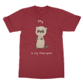 My Ferret is My Therapist (White) Classic Adult T-Shirt