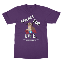 Load image into Gallery viewer, (White Lettering) Friends Fur Life Classic Adult T-Shirt