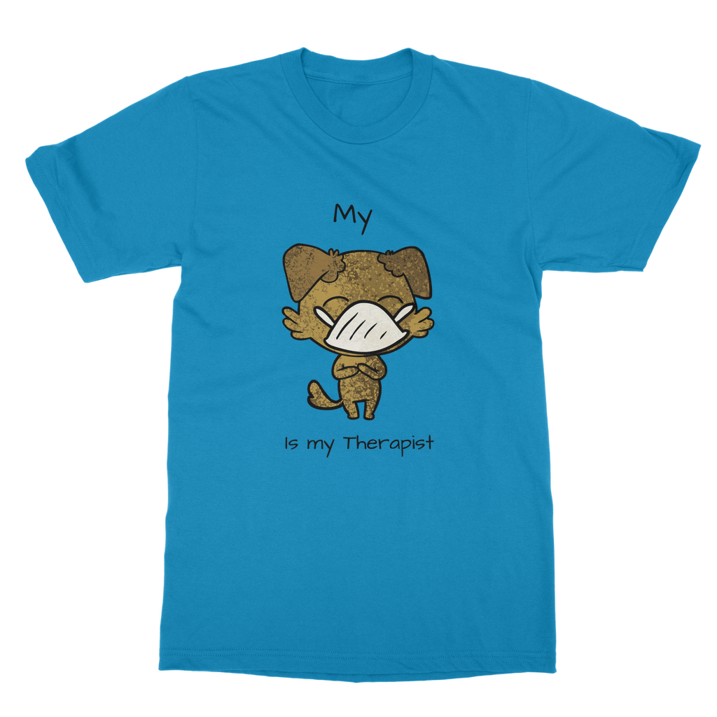 (Black) My ?? is My Therapist Classic Adult T-Shirt