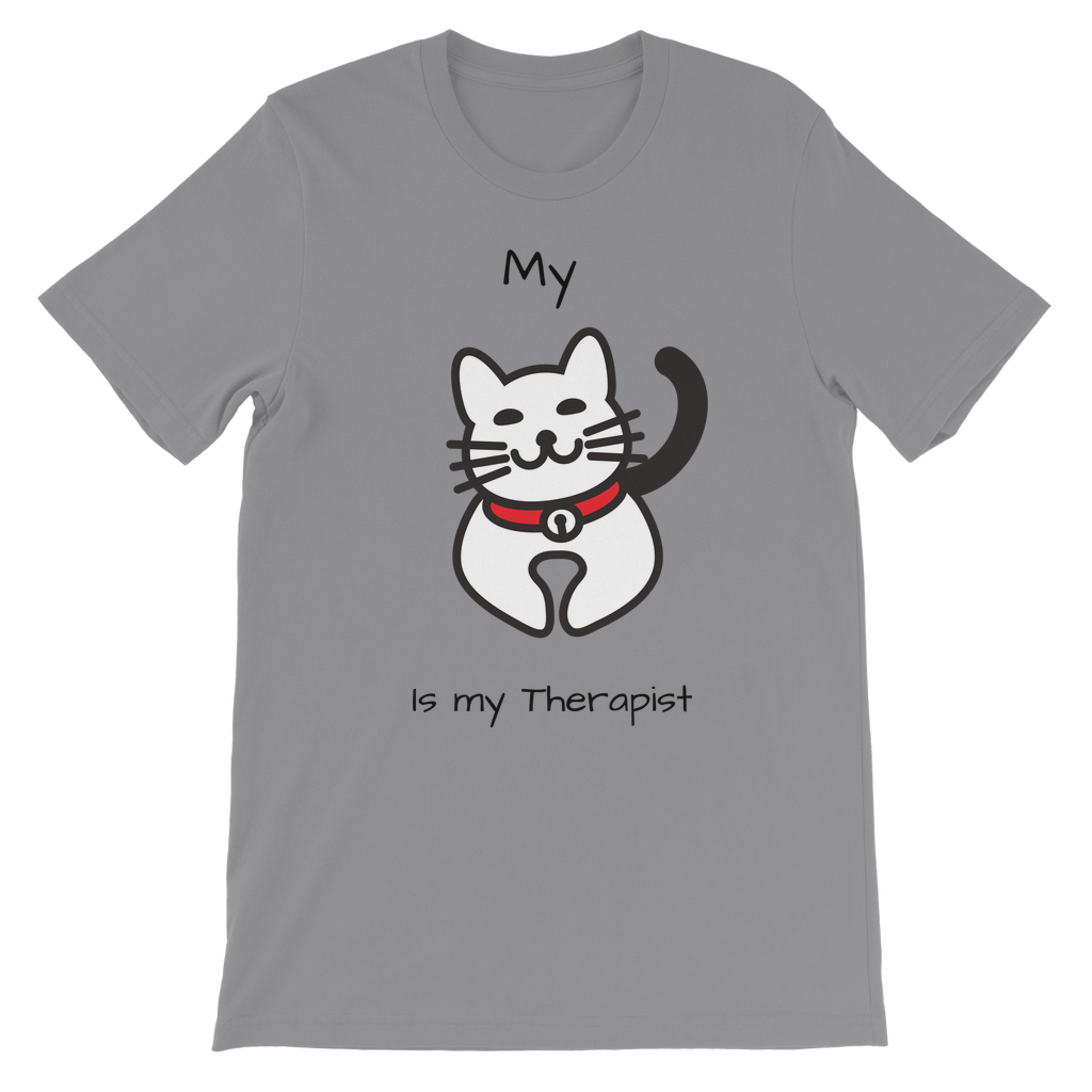 (Black) My Cat is My Therapist Classic Kids T-Shirt