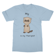 Load image into Gallery viewer, My Ferret is My Therapist (Black) Classic Adult T-Shirt