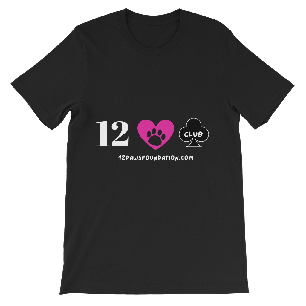 12 Paws Club (White Lettering) Classic Kids T-Shirt